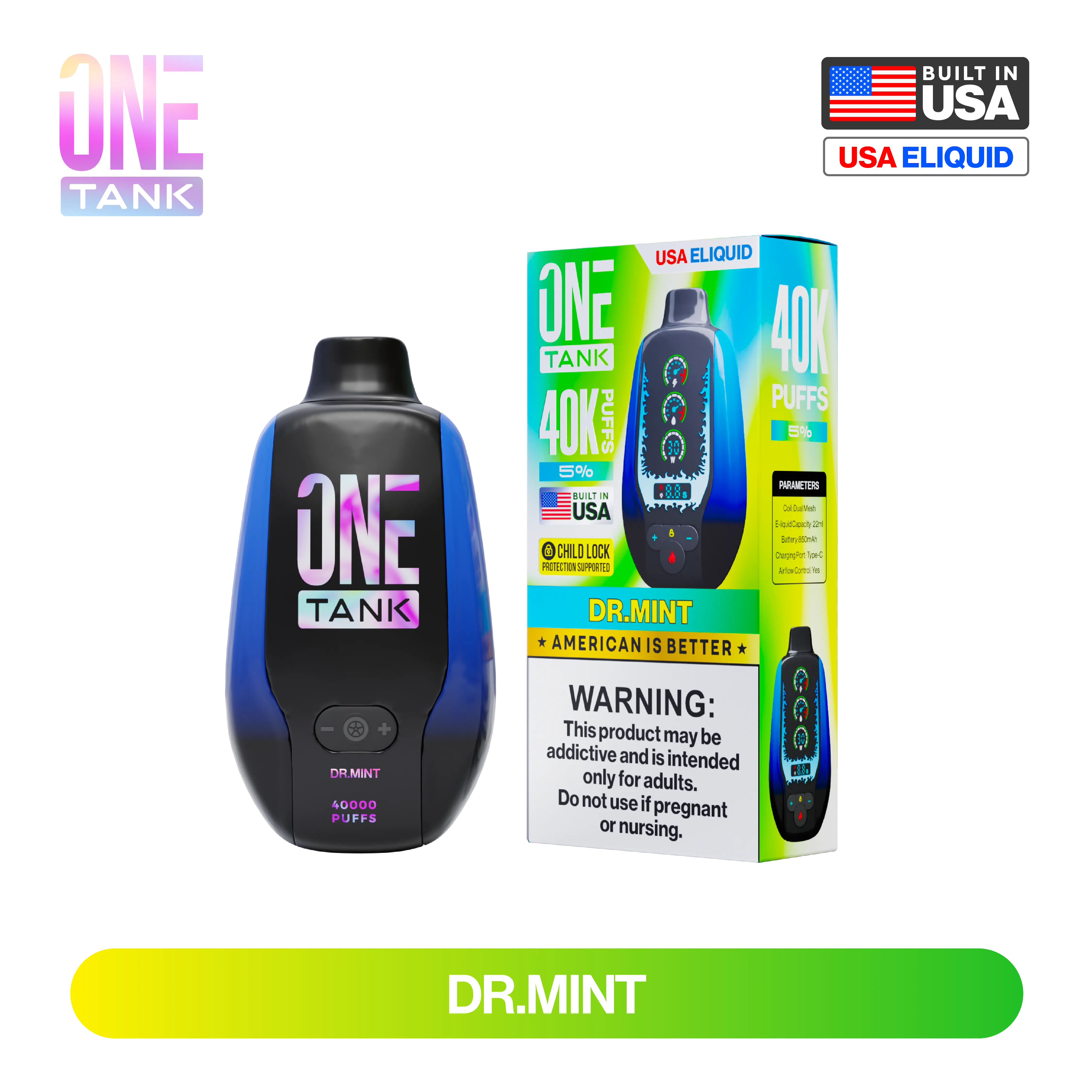 One Tank 40K Puffs Disposable