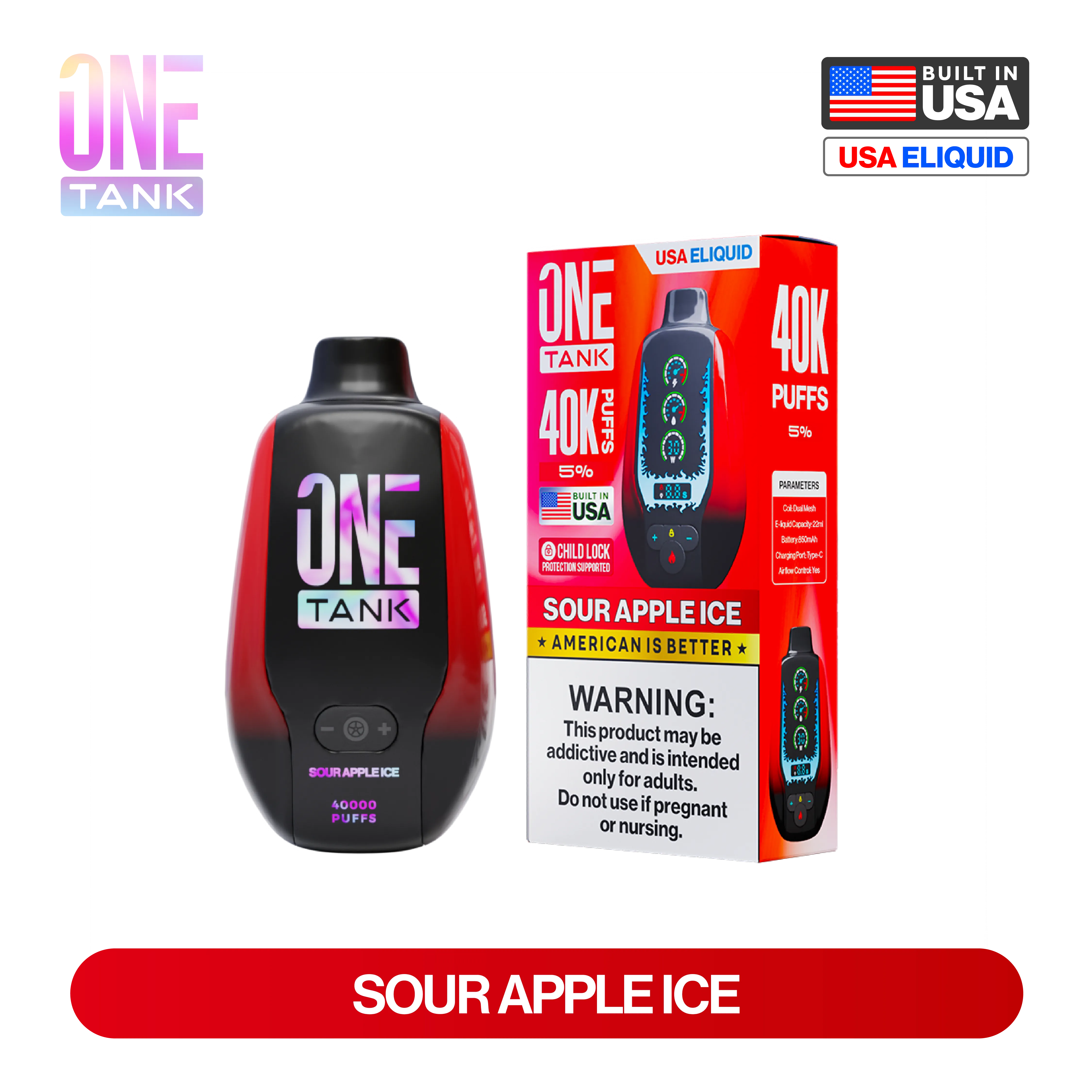 One Tank 40K Puffs Disposable