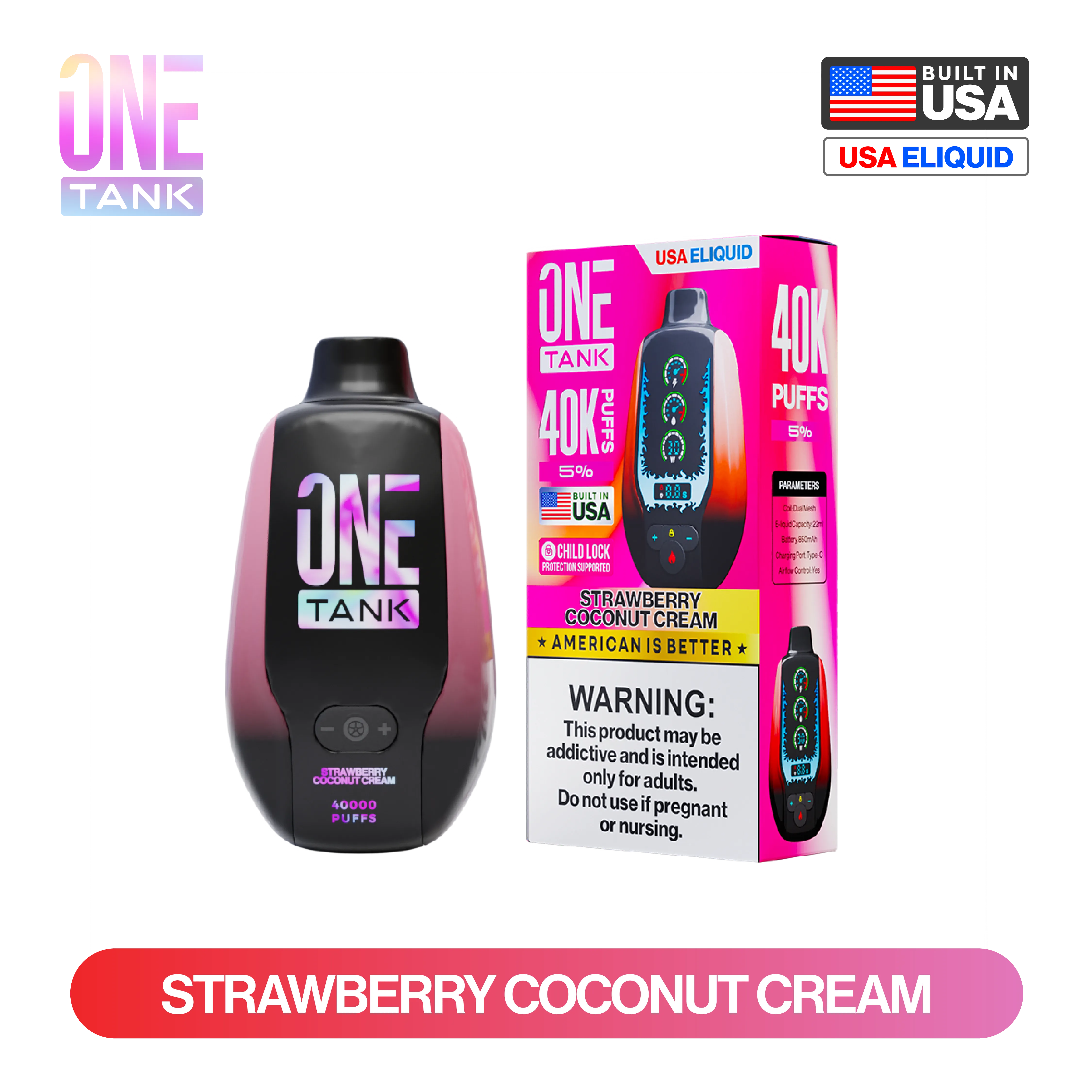 One Tank 40K Puffs Disposable