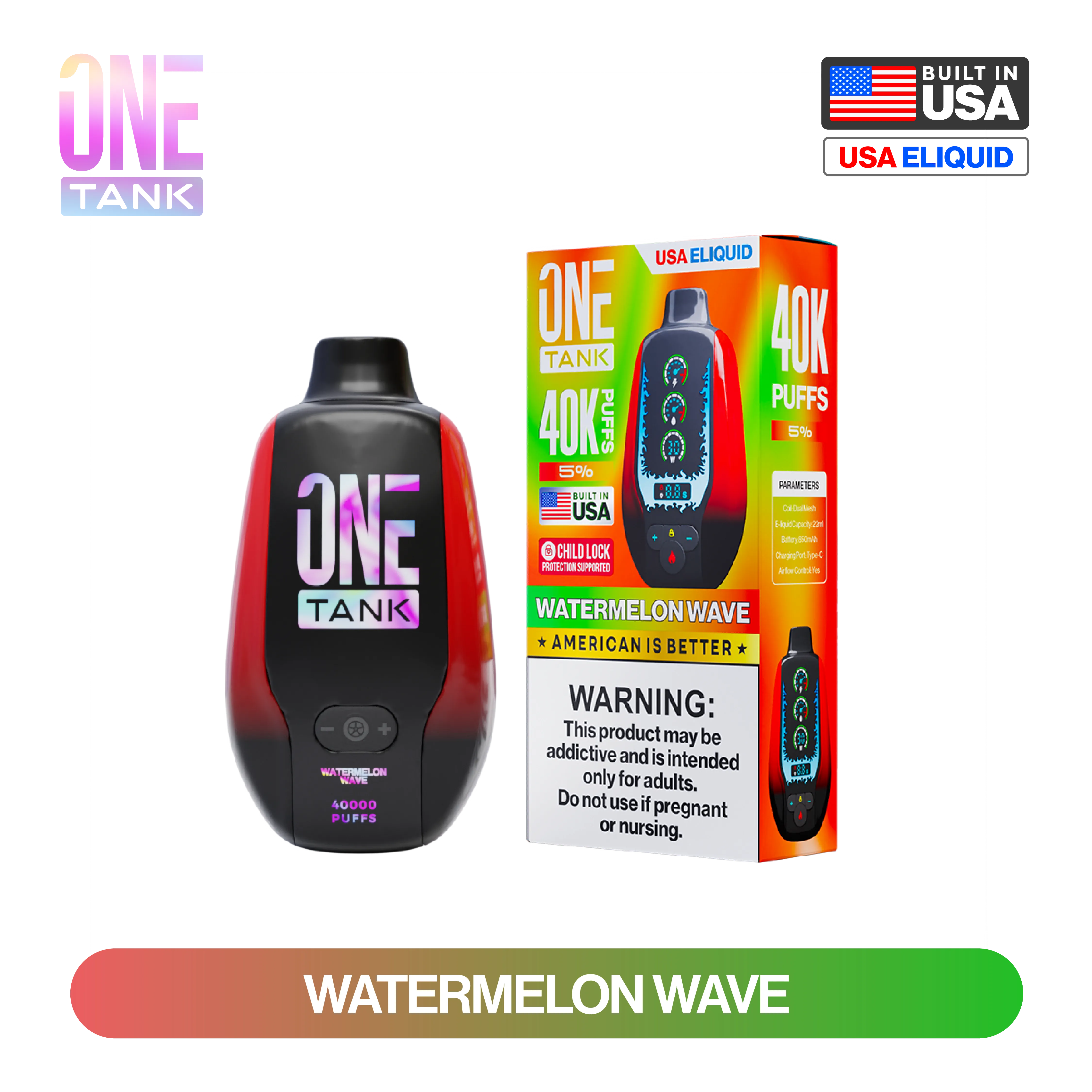 One Tank 40K Puffs Disposable