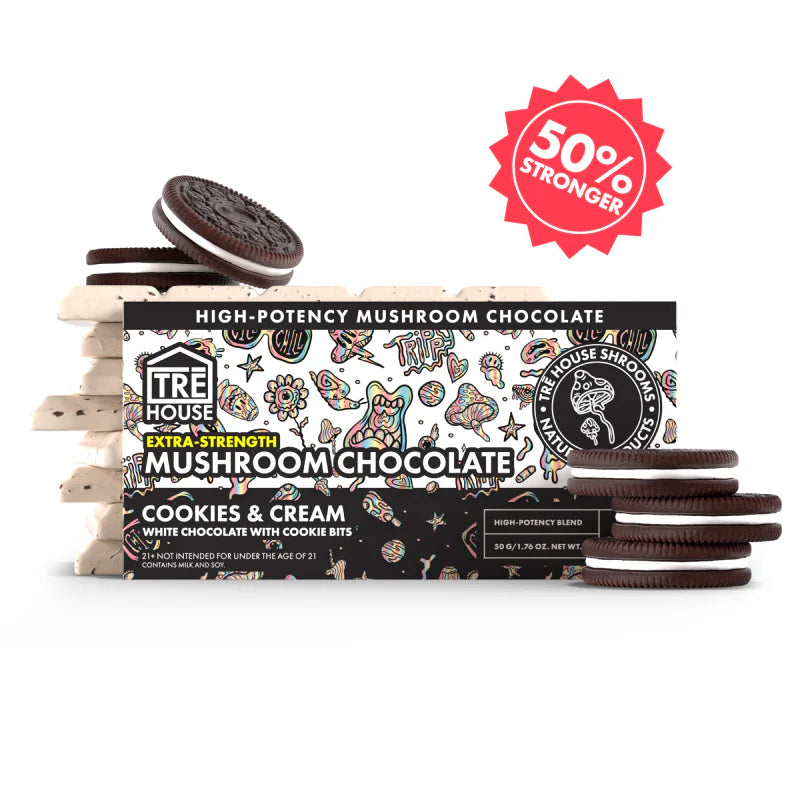 Tre House Magic Mushroom Chocolate Bar