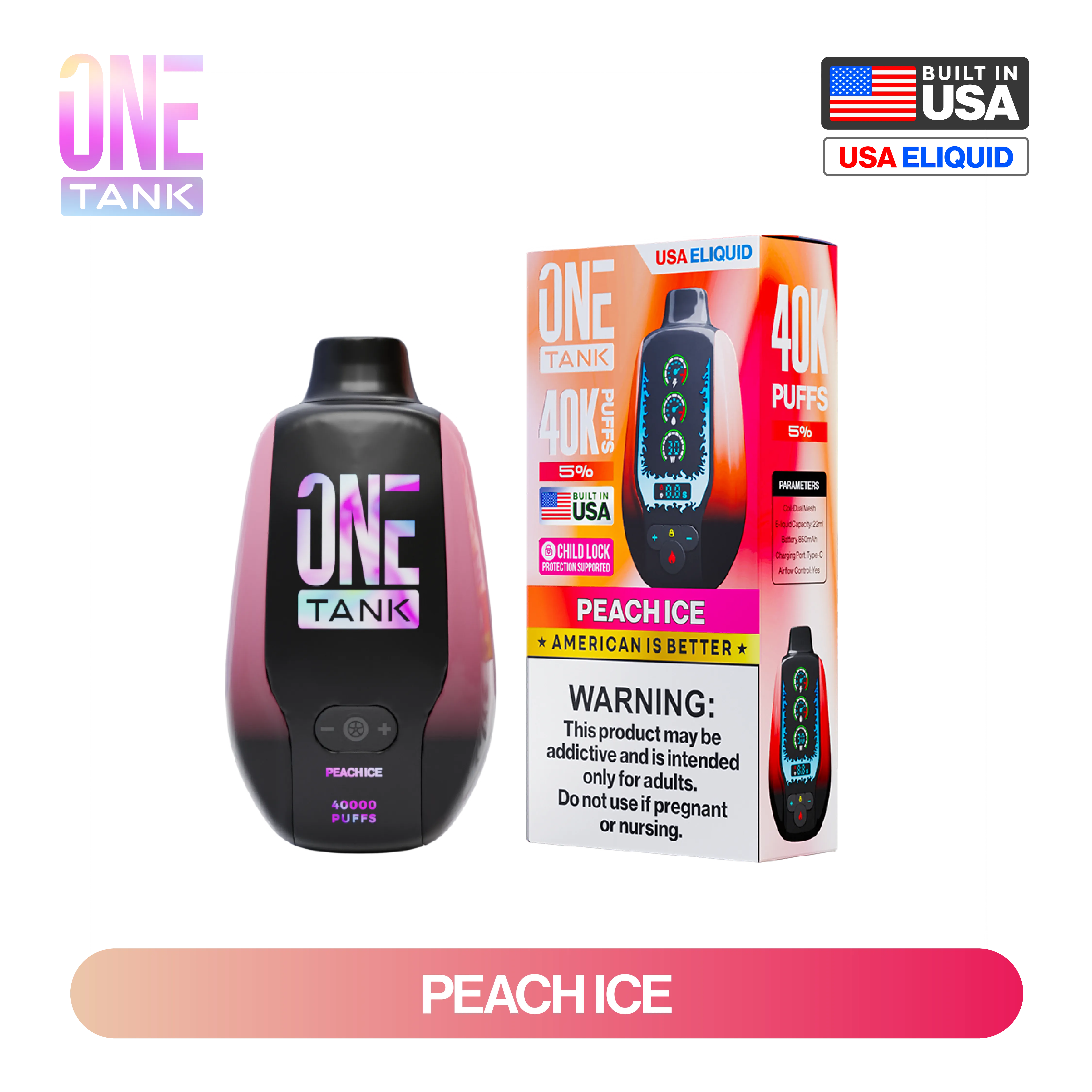 One Tank 40K Puffs Disposable