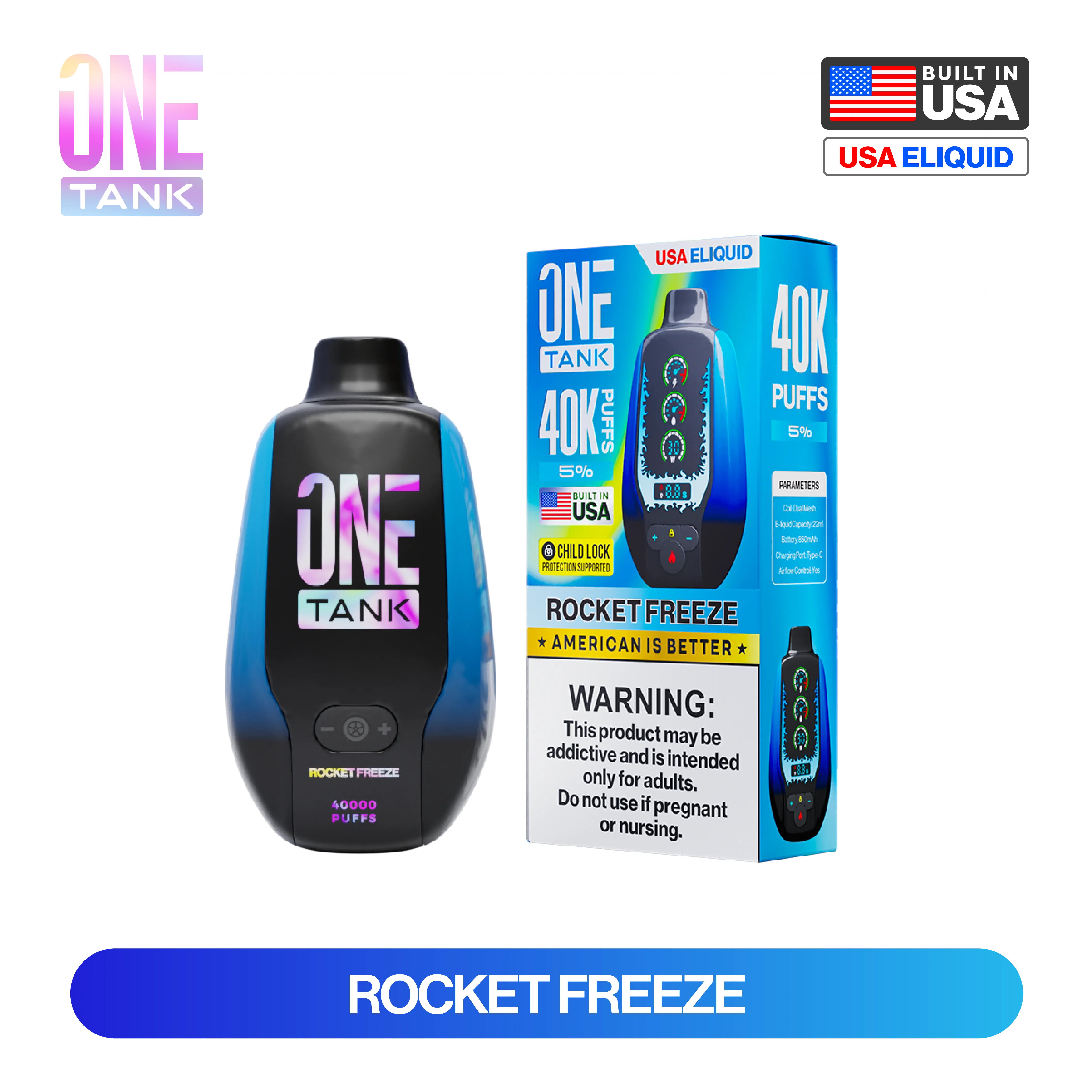 One Tank 40K Puffs Disposable