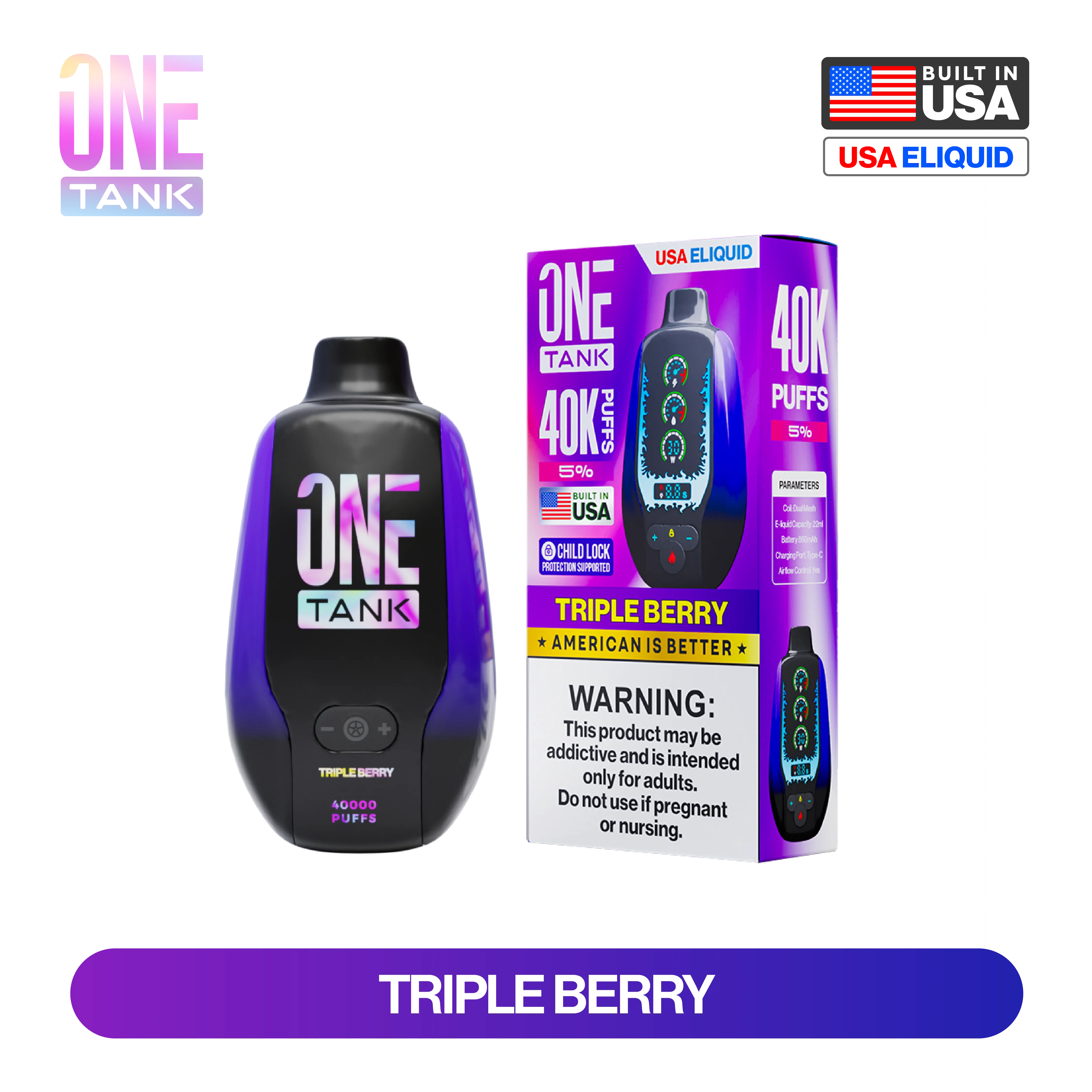 One Tank 40K Puffs Disposable