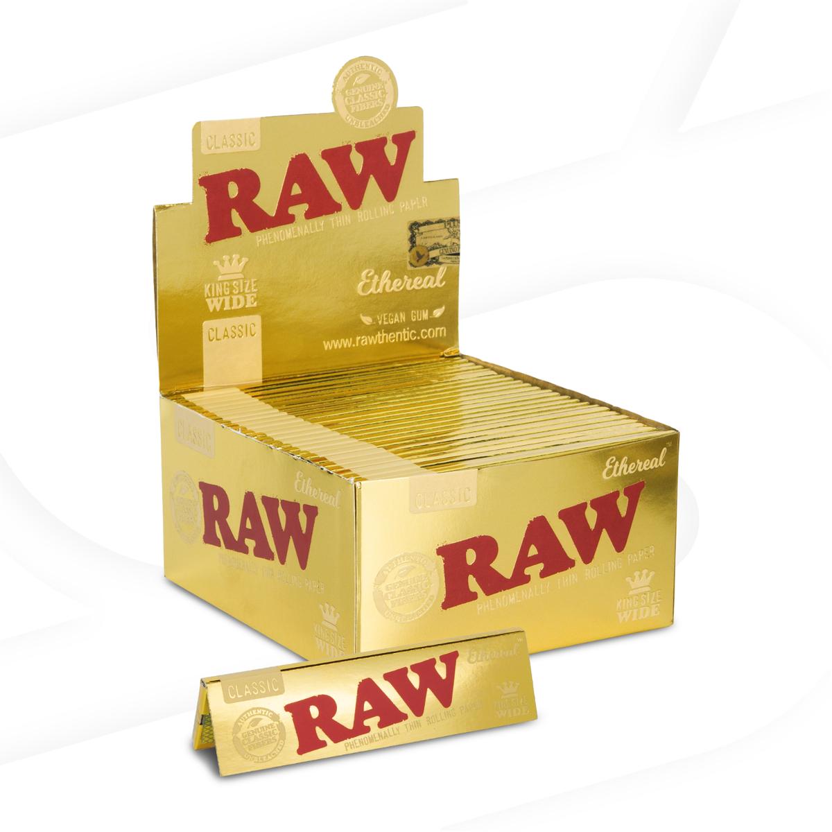 Raw Classic Ethereal King Size Wide Paper 33pk 50ct